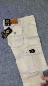 STARLEE JEANS - Celana Cargo Panjang Bahan KanvasTwill Premium Warna Army Big Size 28-38