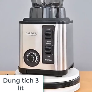Máy xay sinh tố đa năng BARDEFU 8500W công suất lớn – Xay đá thịt rau củ ngũ cốc – Cối thủy tinh 3 lít siêu bền – Hàng chính hãng