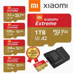 ♥ SPLAY Shipping+Readystock ♥ Xiaomi Class 10 2TB Micro TF SD Card 1TB 512GB 256GB SD/TF Flash Memory Card 128GB 64GB Cartao De Memoria for Phone Camera Drone