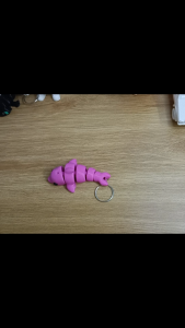 Móc Khóa Cá Heo Flexi 3D – Mô Hình Cá Heo Có Khớp Uốn Cong – Phụ Kiện Ngộ Nghĩnh Quà Tặng Mini 3D Print