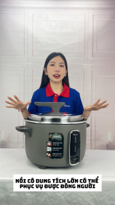 Nồi Cơm Điện Công Nghiệp Chính Hãng SOWUN SW6956 5.6L ( NẮP RỜI ) Bảo Hành 12 Tháng