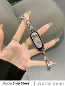Uhada | Creative Mouse Design Metal Strap for Xiaomi Band 8/9/10
