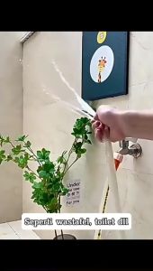 Sambungan Keran Air Konektor Selang Air Wastafel Kamar Mandi Fleksibel Konektor Keran Air Anti Splash PTT