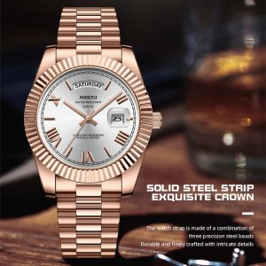 NIBOSI Fashion Men Watches Top Brand Luxury Wristwatch Day Date Miyota Quartz Watch Men Waterproof Steel Male Clock Reloj Hombre