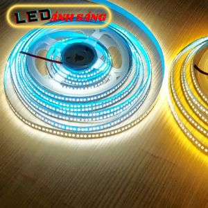 Cuộn LED dây dán 12V / 5m - 240 LED màu Trắng - Vàng - Trung tính