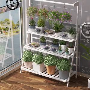 Foldable Multi-layer Plant Stand Bamboo