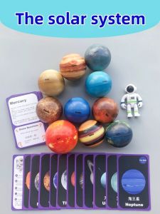 Large Size Planets Toy Kit Solar System Educational DIY Craft Childrens Gift Astronomical Learning Model Kit for Boys And Girls