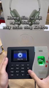 Máy chấm công Vân tay & Thẻ từ Password Ronald Jack K14PRO Lấy dữ liệu qua mạng tốc độ nhận diện nhanh