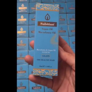 Tinh dầu dưỡng tóc cao cấp Ý EN097 Subitian Argan Oil Macadamia giúp phục hồi tóc hư tổn 50ml