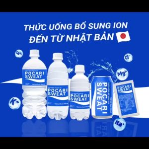 Nước khoáng i-on Pocari Sweat - 6 chai 350ml