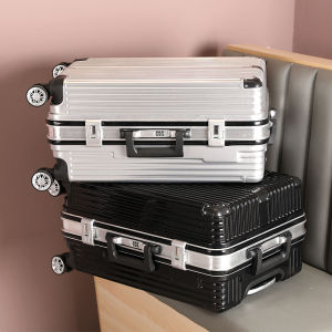 Aluminum Frame Luggage Suitcase Travel Bag with Combination Lock Universal Wheels Fashionable Hard Shell for Men And Women