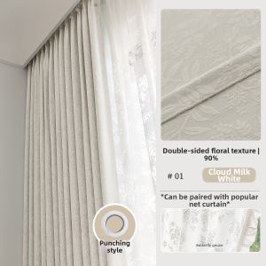 ORIENTAL LAN | Printed Anti-bacteria Complete Blackout Sunscreen Curtain