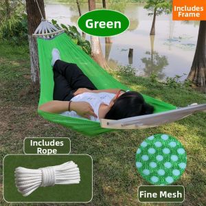 XSR | Anti-tilt Single Outdoor Ice Silk Mesh Hammock