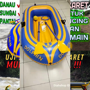 COD DOLPHIN Perahu Karet 2 orang untuk Mancing Inflatable Fishing Boat - XC713