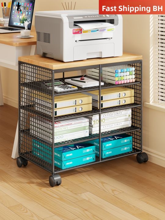 Movable Printer Storage Rack with Wheels | Lazada PH