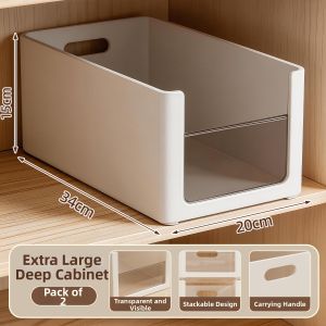 youqin | Large Capacity Plastic Clutter Storage Basket