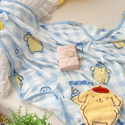 Dual-Faced Milk Velvet Cartoon Blanket Autumn Winter