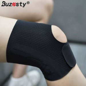Buzesty ชุดที่ป้องกันเข่าเข่า2ชิ้นพร้อมการทรงตัวด้านข้าง-การป้องกันและพยุงข้อต่อสำหรับวิ่งกีฬาลดอาการเจ็บเข่า-1ชิ้นอุปกรณ์พยุงเข่าสำหรับผู้ชายและผู้หญิง-นวัตกรรมการผสมผสานความยืดหยุ่นระบายอากาศ