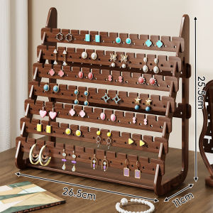 evesigar | Jewelry Organizer Display Multi-level Jewelry Necklace Earring Storage
