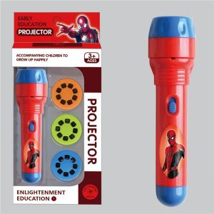 Bandai | 2026Marvel Movie Avengers Spiderman Children Torch Lamp Flashlight Projector Toy Projection Flashlight Kids Birthday Gifts