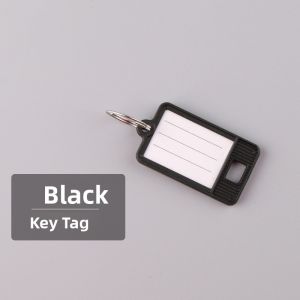 Colorful Plastic Key Tags Boxed Bagged Numbered Keychains Label Tags Key Pendants Creative Gift Ideas Hotel Supplies