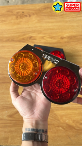 ไฟราวข้างสุดคลาสสิก Stop lamp ส้มแดง ไฟสว่าง รุ่น HERO จาก ออโต้แลนด์ รองรับการใช้งานตั้งแต่มอไซค์ถึงรถ 18 ล้อ !