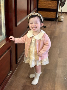 ชุดเดรสเจ้าหญิงสำหรับเด็กผู้หญิง ชุดเดรสแขนยาวปักลายดอกไม้ ชุดเดรสแขนกุด ชุดเด็กผู้หญิง ชุดเด็ก ชุดฤดูใบไม้ผลิ ชุดเด็กผู้หญิง