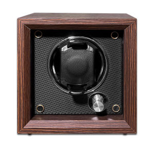 Luxury Walnut Wood Watch Winder Ultra Quiet Motor Anti-Magnetic Automatic Watch Rotator Dustproof Watch Storage Box
