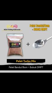 AGA Umpan Bandul Boman Mix Bubuk DMPT Pelet Amis Wangi 70-80gr