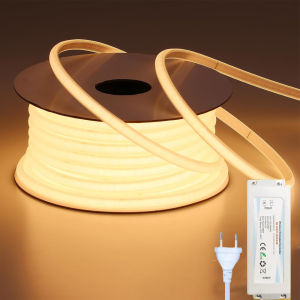 ZIGBEE 3.0 220V COB LED Strip Light RA90 Super Bright 288LEDs/m Flexible Outdoor Lamp Waterproof LED Tape Tuya APP for Alexa