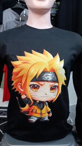 Kaos Pria 3 Dimensi Motif Animasi Naruto Tshirt Oblong Katun 24s H0131 By Hans & Co