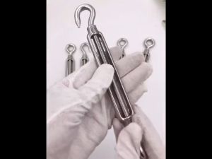 Sunshade Sail Hardware Accessories304 Stainless Steel Hook Adjustable Turnbuckles/U-shape Thicken Pad/Snap Hook/Screw Aksesori Perkakasan Layar Teduh Matahari