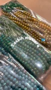 Tasbih Tasbeh Kristal Premium 33 Butir Cantik Murah Souvenir Oleh Haji Umroh 1 Lusin