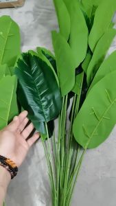 Cây Chuối Giả (NHỰA PVC) Cao Cấp Dùng Trang Trí Làm Cây Cảnh Trong Nhà Nên Mua Kèm Chậu Nhựa Trồng Cây