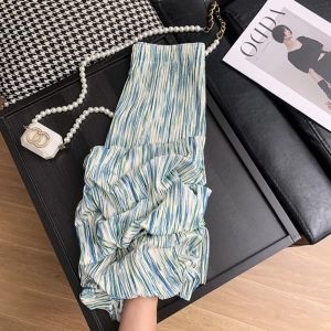 Quần Ống Rộng Lụa Băng Mùa Hè Mỏng Mềm Mại Quần Ngủ Thường Ngày Thoáng Khí Chống Muỗi Thoải Mái Vải Polyester