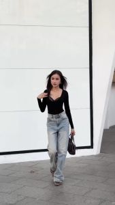 Quần Jean Ống Rộng Classic Air Blue Aaa Jeans