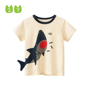 27Kids | 3D Shark Design Boys Cotton Shirt