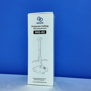 Hoshi Hanger IHG-02 ขาแขวนโปรเจคเตอร์ ขายึดโปรเจคเตอร์ (ติดเพดาน หรือ กำแพง ปรับระดับได้ 43-65cm ใช้ได้กับโปรเจคเตอร์ทุกรุ่น รับน้ำหนัก 10kg ฐานล๊อคใหม่ มั่นคง สำหรับ ห้องประชุม/ห้องเรียน ติดตั้งง่าย ออกใบกำกับภาษีได้ ประกันศูนย์)