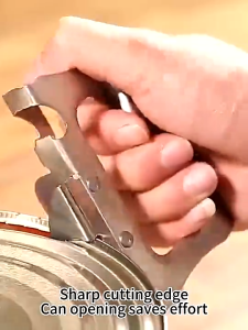 Bottle Openers Multifunctional Stainless Steel Safety Side Cut Beer Beverage Can Opener Kitchen Tool