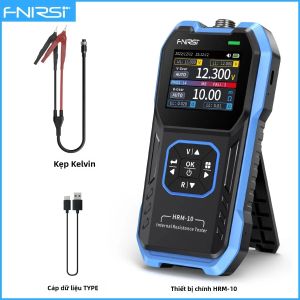 FNIRSI | Máy Đo Điện Áp Pin Độ Chính Xác Cao FNIRSI HRM-10 Dành Cho Pin Lithium 18650 Tụ Điện Ô Tô Dụng Cụ Đo Điện Trở Trong