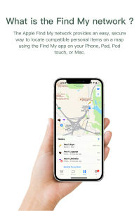อุปกรณ์ระบุตำแหน่งสัตว์เลี้ยงปลอกคอแมวสุนัขออกนอกบ้านอัจฉริยะอุปกรณ์ระบุตำแหน่งบลูทูธขนาดเล็กกะทัดรัดป้องกันการสูญหายเชือกแขวนคอแท็กตำแหน่ง GPS อุปกรณ์สำหรับสัตว์เลี้ยงเหมาะสำหรับ Apple ค้นหาแอปของฉันระบบ IOS