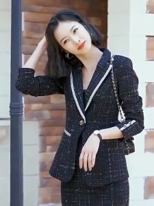 RYRYSTYLE New Spring/Summer Leisure Long Sleeve Small Suit Coat Womens Formal Dress Slim Fit 1829 Blazer
