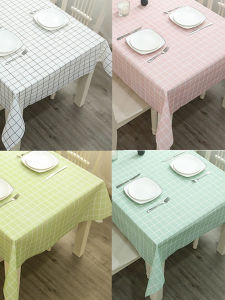 Thickened Disposable Tablecloth Rectangular Dining Table Party Dessert Table Decoration Waterproof Nordic Home Use Tablecloth