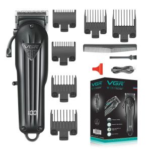 Vgr tóc Clipper Tóc Chuyên Nghiệp Máy cắt tóc tóc tông đơ có thể điều chỉnh không dây sạc V 282