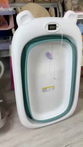 อ่างอาบน้ำเด็ก กะละมังอาบน้ำเด็ก อ่างอาบน้ำเด็กแรกเกิด-5ปี  Baby Bathtub อ่างอาบน้ำเด็กพับได้ อ่างอาบน้ำทารก ที่รองอาบน้ำเด็ก