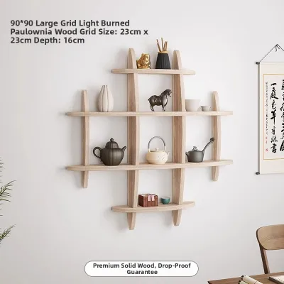 Wall-mounted Display Rack for Cups and Decorations