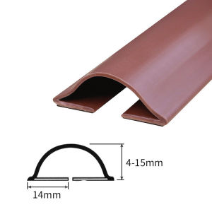 1Pcs Silicone Door Sealing Strip Self-adhesive Under Door gap Protector Wind Prevention Noise Reduction Household Accessories