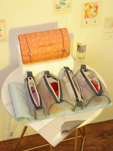 Detachable Liu Yifei Same Style Cosmetic Bag Womens Portable Large Capacity Folding Storage Bag 2021 New Travel Wash