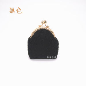 Yi Jin Handmade Lace Handmade Retro Kisslock Coin Purse Mini Wallet Earphone Bag Key Case Bank Card Package