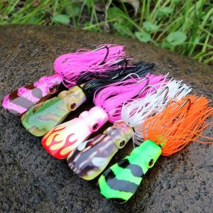 Lua Bait Black Thunder Frog Minnow 15.8g 7cm Double Hook Fake Fish Bait Reinforced Blood Groove Hook 3D Fish Eyes Stream LAKE